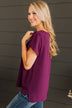 Calling For You Knit Top- Burgundy
