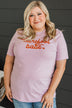 "Barefoot Babe" Graphic Tee- Lilac