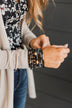 Spark Of Love Stackable Bracelet Set- Black