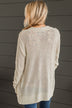 Welcoming To You Knitted Cardigan- Beige