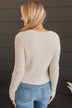 All You Need Knit Button Cardigan- Ivory