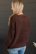 Captivating In Color Knit Sweater- Dark Brown