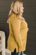 Can't Resist This Knit Cardigan- Goldenrod