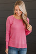 Whatever You Want Knit Sweater- Pink