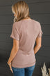 Meant To Be Adored Knit Top- Dusty Mauve