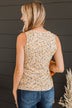 Love Out Loud Floral Tank Top- Light Taupe