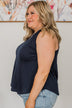 Endless Inspiration Knit Tank Top- Dark Navy