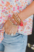 Pretty On Point Bracelet Set- Pink