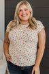 Sweet Surprise Floral Top- Ivory & Rust