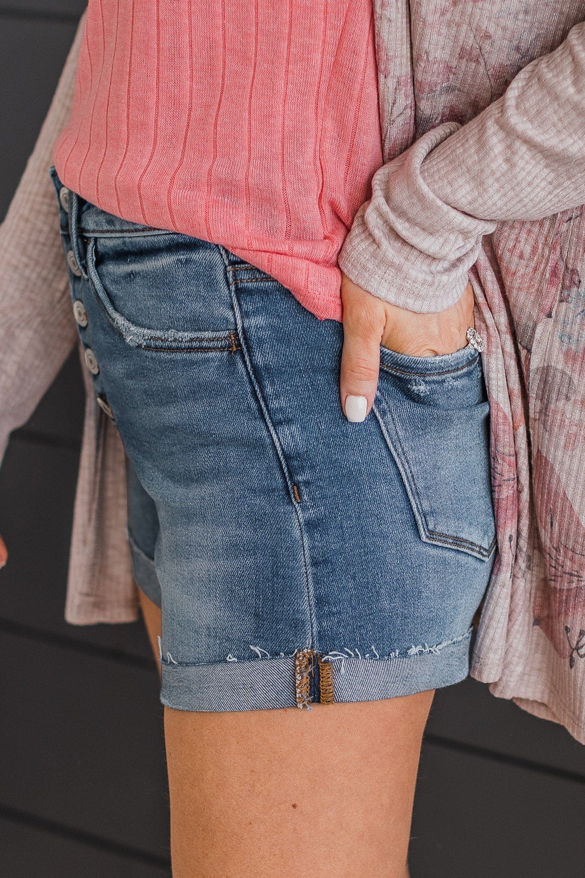 Vervet Mom Shorts- Colette Wash