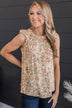 Hold You Near Floral Top- Ivory