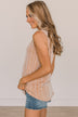 To My Delight Ribbed Knit Tank Top- Camel