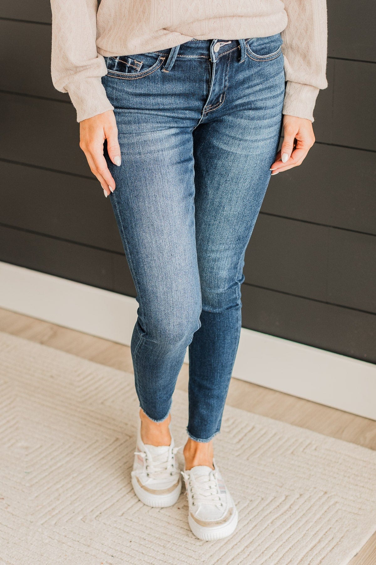 Vervet Skinny Jeans- Flora Wash