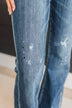Risen High-Rise Flare Jeans- Shana Wash
