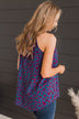 Worth The Chase Tie Tank Top- Teal