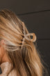 All The Hype Claw Hair Clip- Cream