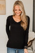 No Complaints Knit Sweater- Black