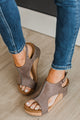 Very G Liberty Wedges- Taupe