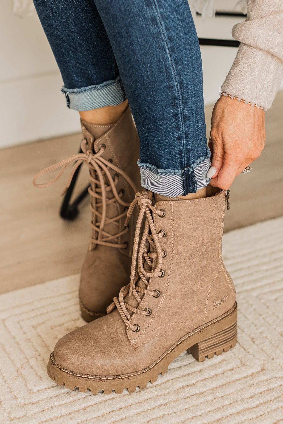 Blowfish Leith Boots Almond Redwood