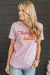 "Barefoot Babe" Graphic Tee- Lilac