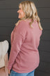 "Sunshine & Coffee" Crew Neck Pullover- Mauve