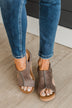 Very G Liberty Wedges- Taupe