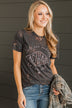 "Love One Another" Graphic Tee- Charcoal
