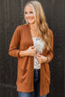 Can't Resist This Knit Cardigan- Cinnamon