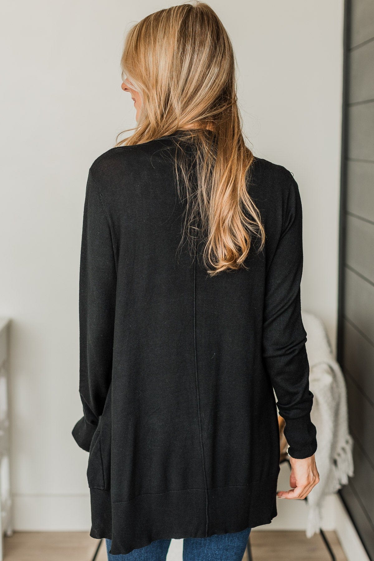 Can't Resist This Knit Cardigan- Black