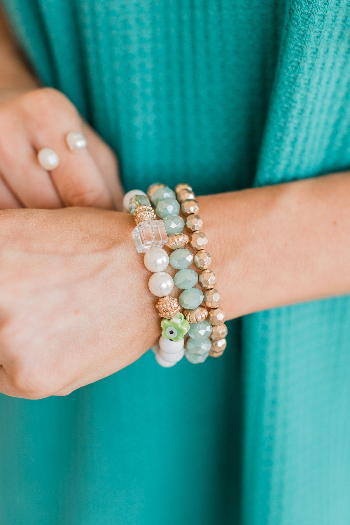 Endless Allure Bracelet Set- Mint