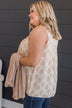 Happier Now Floral Tank Top- Cream