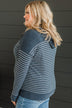 Only Yours Hooded Knit Top- Navy