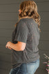 "Love One Another" Graphic Tee- Charcoal