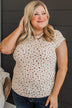 Sweet Surprise Floral Top- Ivory & Rust
