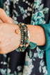 Glamorous Life Bracelet Set- Dark Teal