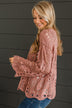Sweetest Thing Knit Sweater- Mauve