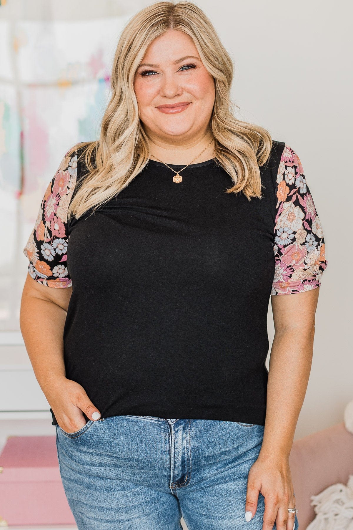 Stroll Top in Black Stroll Top in Black