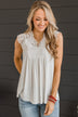 Must Be Fate Lace Top- Off-White
