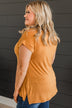 All Your Own Short Sleeve Top- Golden Yellow