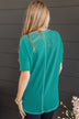 Flirtatious Feelings Knit Top- Jade