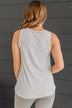 Fool For You Knit Button Tank Top- Off-White