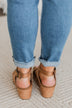 Very G Vector Wedges- Tan