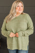Watch Them Swoon Knit Sweater- Sage