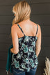 Exceptional Style Floral Tank Top- Navy & Teal