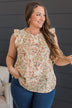 Hold You Near Floral Top- Ivory