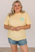 "Good Day For A Good Day" Graphic Tee- Light Yellow