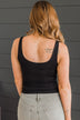 Isn't She Lovely Knit Tank Top- Black