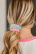 Make It Mine Scrunchie- Pink & Blue