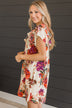 All The Right Reasons Floral Dress- Cream