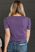 Feeling Wonderful Knit Top- Dusty Purple